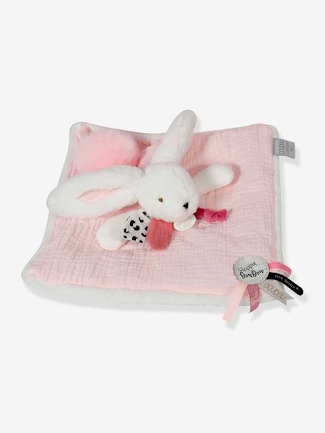 Happy doudou pañuelo 25 cm - DOUDOU ET COMPAGNIE rosa 