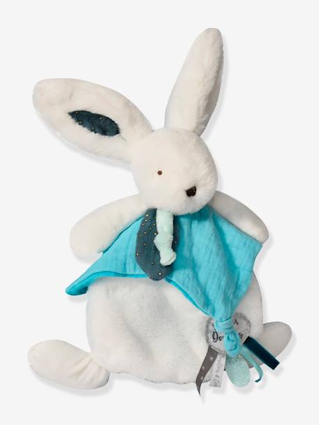 Happy doudou 25 cm - DOUDOU ET COMPAGNIE azul+beige+rosa palo 