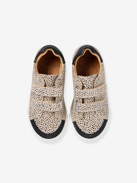 Zapatillas leopardo para niña beige estampado 