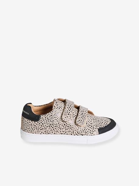 Zapatillas leopardo para niña beige estampado 