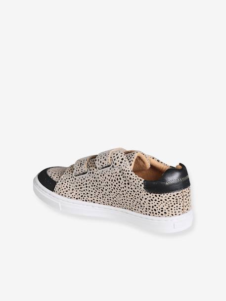 Zapatillas leopardo para niña beige estampado 