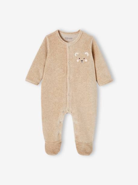 Bebé-Pijamas-Pelele «Koala» de terciopelo para bebé
