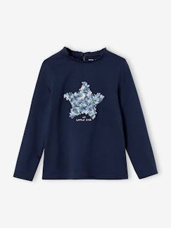 Niña-Camiseta con motivo fantasía y detalles de frufrú Oeko-Tex®, para niña