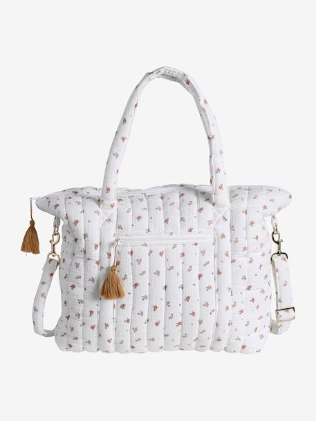 Bolso cambiador Plume azul estampado+BLANCO CLARO ESTAMPADO+blanco estampado+BLANCO FUERTE ESTAMPADO+crudo+MARRON CLARO ESTAMPADO 