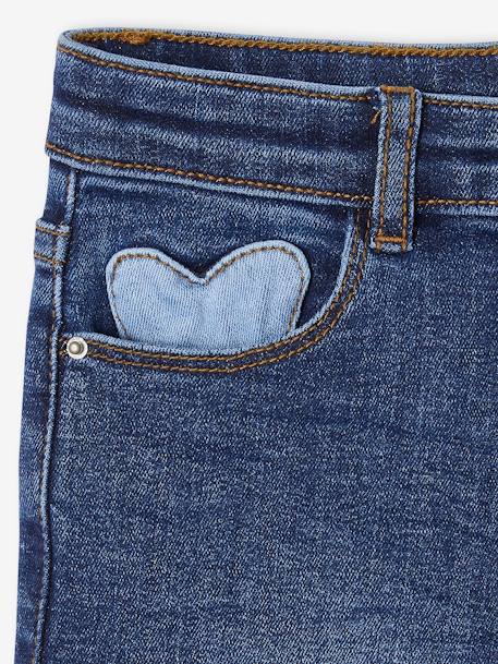 Vaqueros slim Morphologik ancho de caderas estándar para niña azul medio+azul-oscuro+denim gris 