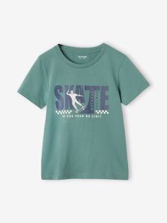 Niño-Camisetas y polos-Camisetas-Camiseta Basics con estampado delante para niño