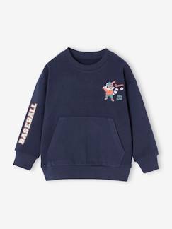 Deporte-Sudadera deportiva cuello redondo niño