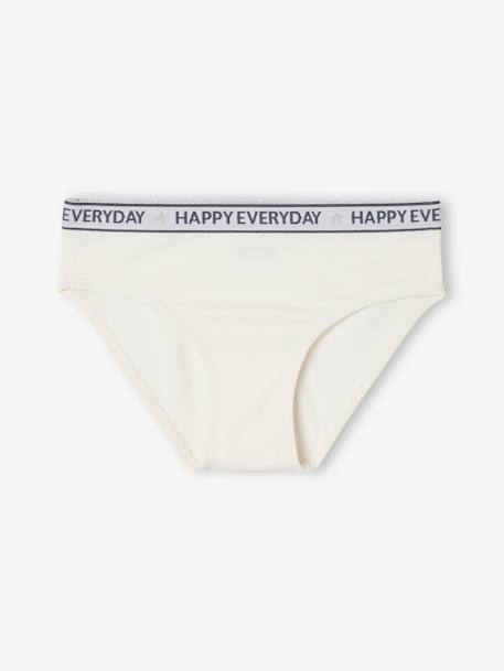 Pack de 5 braguitas Happy everyday niña gris jaspeado 