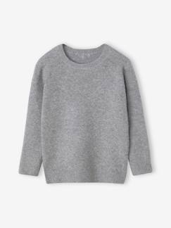 Niño-Jerséis, chaquetas de punto, sudaderas-Jerséis de punto-Jersey BASICS de punto suave para niño