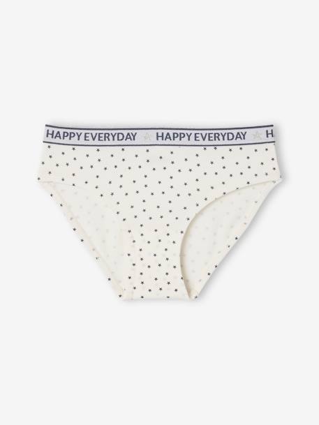 Pack de 5 braguitas Happy everyday niña gris jaspeado 