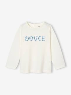 -Camiseta motivo floral "douce" bebé