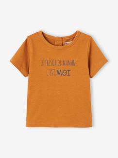 Camiseta de manga corta con mensaje para bebé