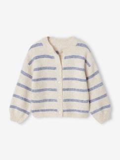 Niña-Jerséis, chaquetas de punto, sudaderas-Chaquetas de punto-Chaqueta de punto bobo para niña