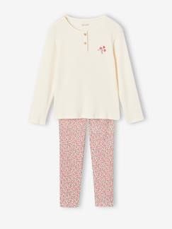 Niña-Pijamas-Pijama de flores para niña