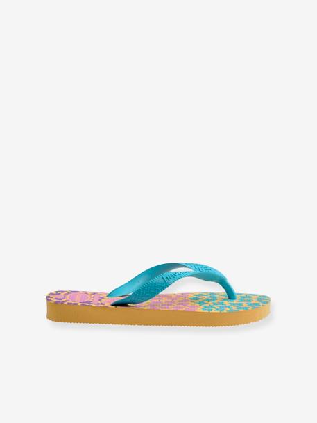 Chanclas infantiles Flores HAVAIANAS azul claro 