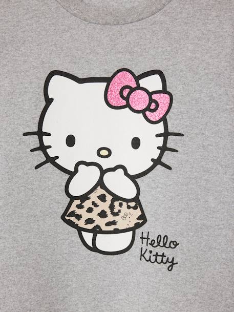 Sudadera Hello Kitty® infantil gris jaspeado 