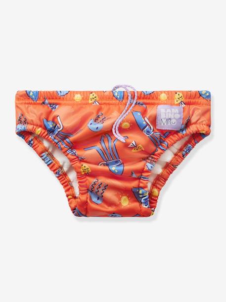 Pañal de baño lavable 1-2 años BAMBINO MIO azul+azul oscuro+naranja 