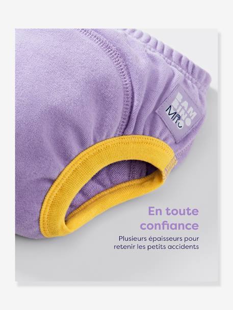 Pack de 3 pañales de aprendizaje lavables Revolucionario, 3-4 años Bambino Mio azul+lila 