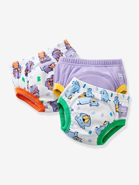 Pack de 3 pañales de aprendizaje lavables Revolucionario, 3-4 años Bambino Mio azul+lila 