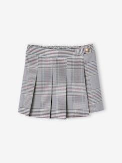 Falda short de franela para niña