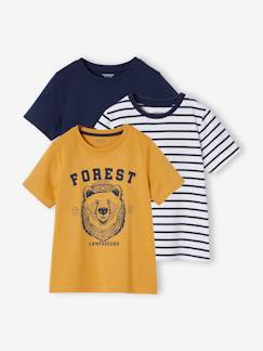 Niño-Camisetas y polos-Camisetas-Pack de 3 camisetas de manga corta niño