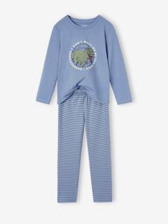 Pijamas y bodies bebé-Niño-Pijama dinosaurio BASICS de punto para niño