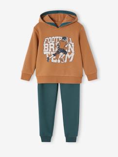 Niño-Ropa deportiva-Conjunto deportivo sudadera con capucha y pantalón de chándal para niño