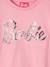 Camiseta Barbie con motivo de lentejuelas reversibles infantil rosa chicle 