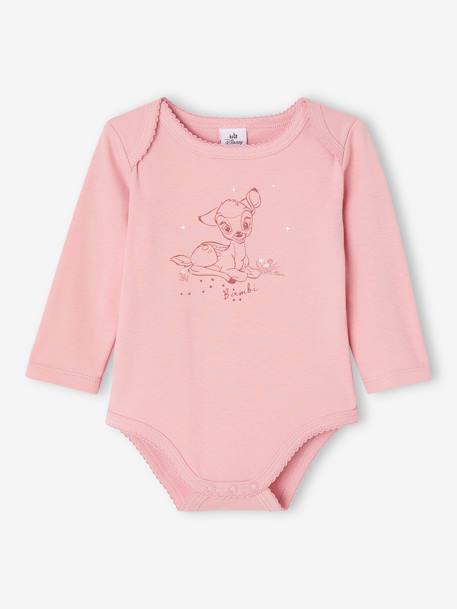 Pack de 2 bodies Disney® Bambi para bebé rosa 