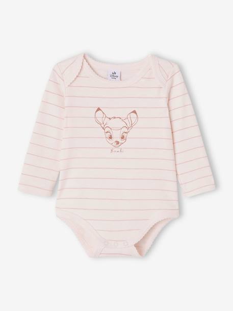 Pack de 2 bodies Disney® Bambi para bebé rosa 