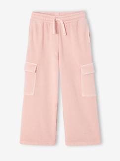 Niña-Ropa deportiva-Pantalón de chándal ancho para niña