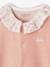 Pijama con cuello de terciopelo personalizable para bebé recién nacido rosa maquillaje 