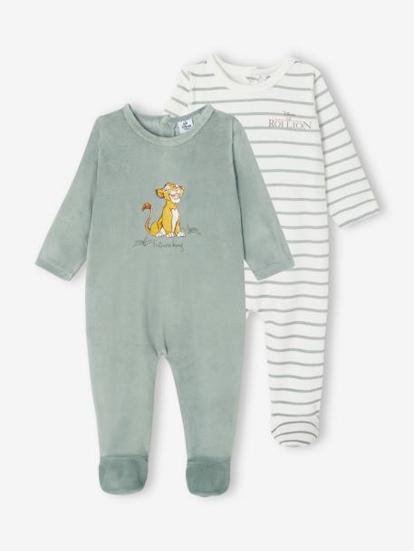 Bebé-Pijamas-Pack de 2 pijamas para bebé Disney® El Rey León de terciopelo