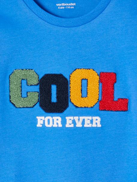 Camiseta cool para niño azul intenso 