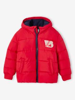 Chaqueta acolchada estilo universitario para niño