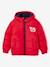 Chaqueta acolchada estilo universitario para niño azul marino+rojo 