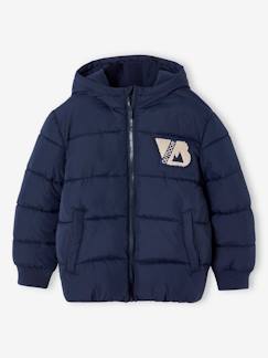 Chaqueta acolchada estilo universitario para niño