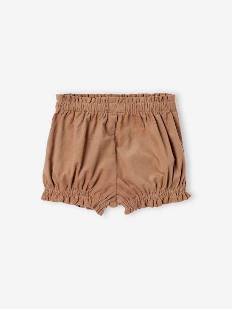 Pack de 2 shorts de pana capuchino 