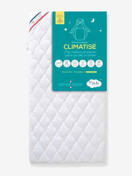 Colchón climatizado antiácaros para bebé P'TIT LIT blanco 