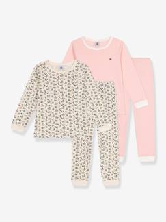 Niña-Pijamas-Pack de 2 pijamas PETIT BATEAU