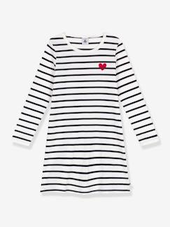 Niña-Pijamas-Camisón a rayas PETIT BATEAU