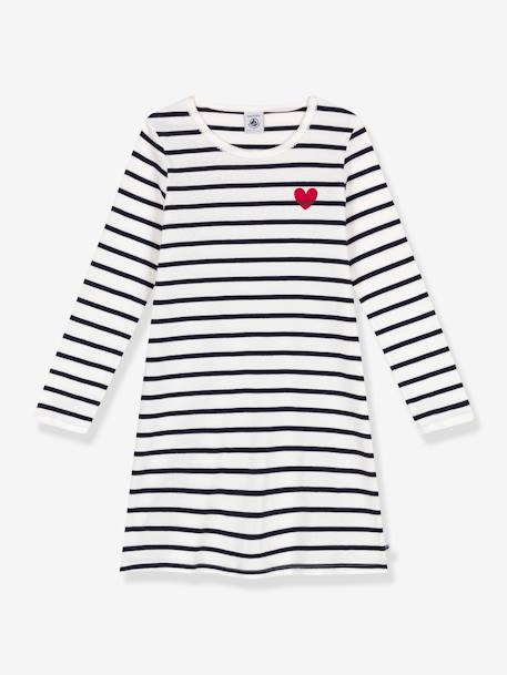 Camisón a rayas PETIT BATEAU rayas azul 