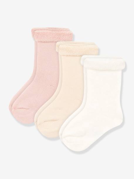 Pack de 3 pares de calcetines PETIT BATEAU lote rosa 