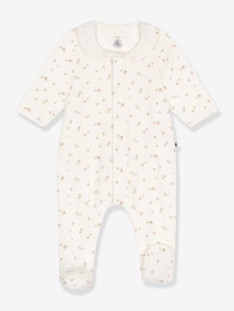 Pijama flores PETIT BATEAU blanco 