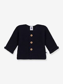 -Cárdigan bebé de punto bobo tricot y algodón orgánico PETIT BATEAU