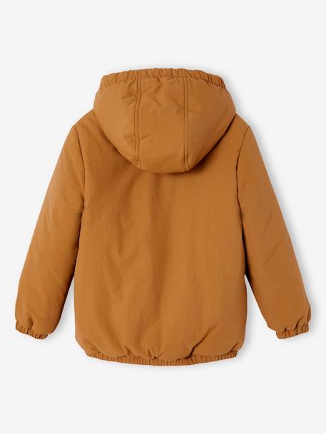 Parka ripstop con interior de pelo sintético para niño bronce 