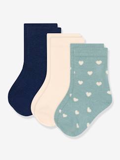 -Pack de 3 pares de calcetines corazón PETIT BATEAU