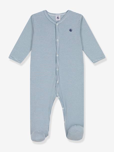 Pijama a rayas PETIT BATEAU rayas azul 