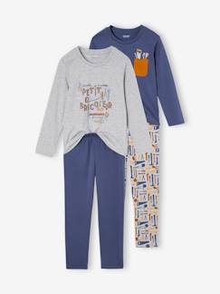 Niño-Pack de 2 pijamas "petit bricoleur" niño