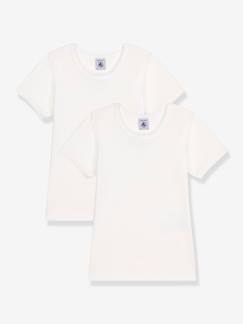 Niña-Camisetas-Pack de 2 camisetas de manga corta PETIT BATEAU